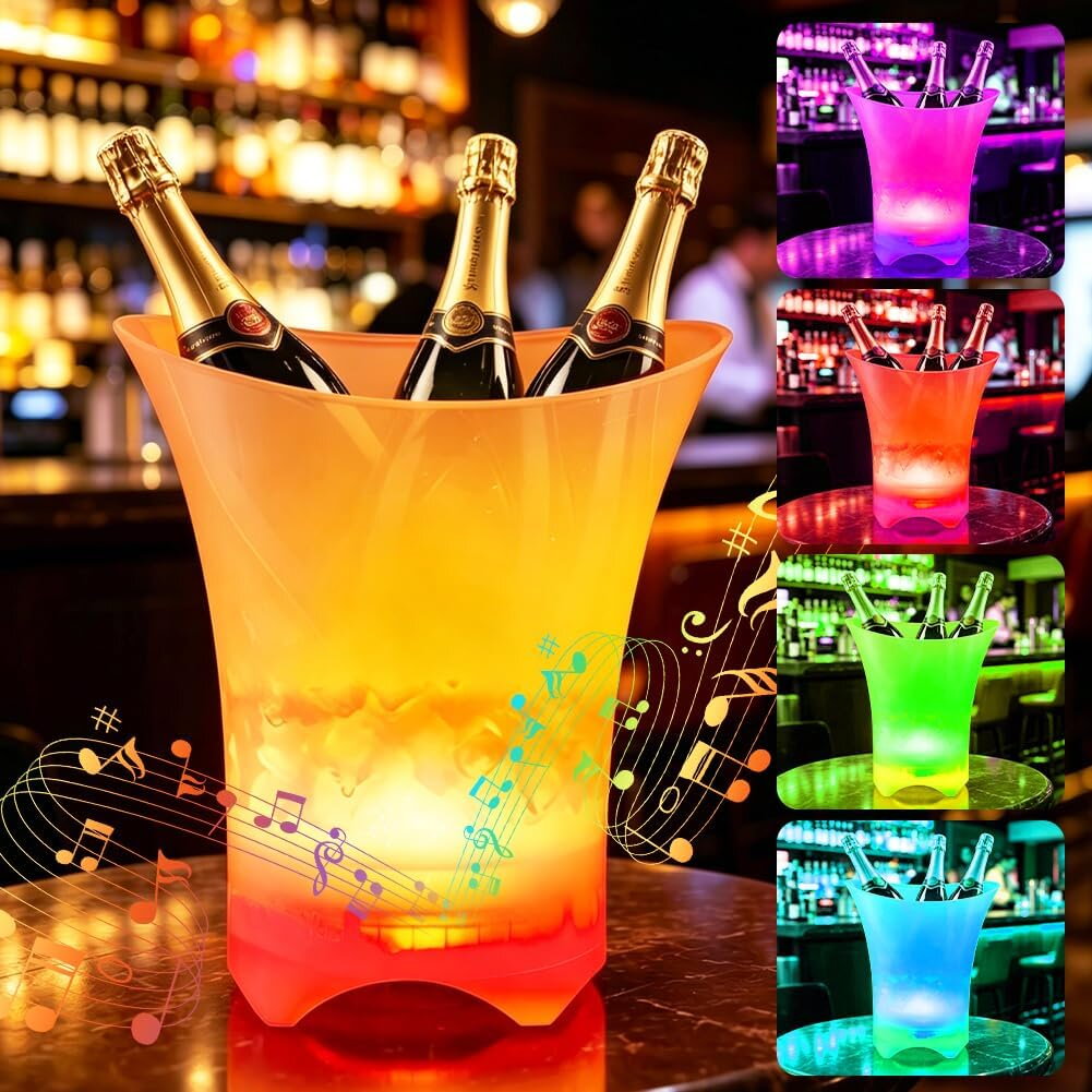 Cubetera led parlante