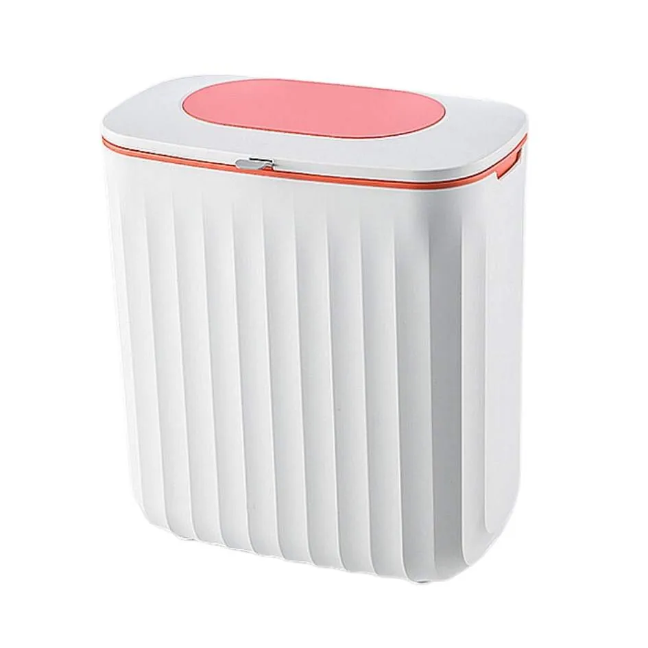 Nyxivo Home Cubo de basura Naranja