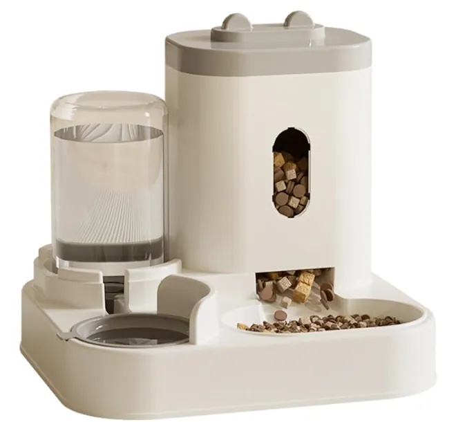 Nyxivo Pets Dispensador 2 en 1 Gris