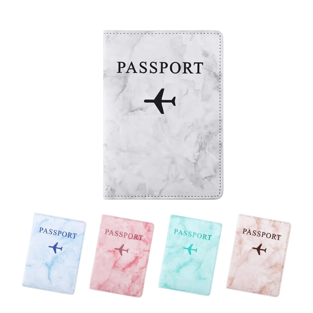 Nyxivo Auto Funda para pasaporte Gris