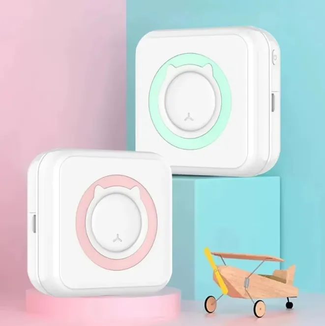 Nyxivo Tech Mini impresora térmica de bolsillo Azul – imagen 3