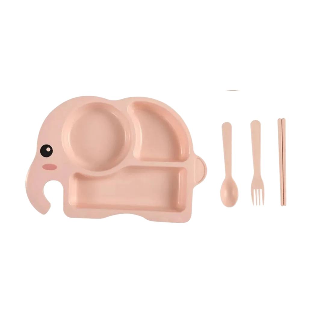 Nyxivo Kids Plato comedor Celeste – imagen 2